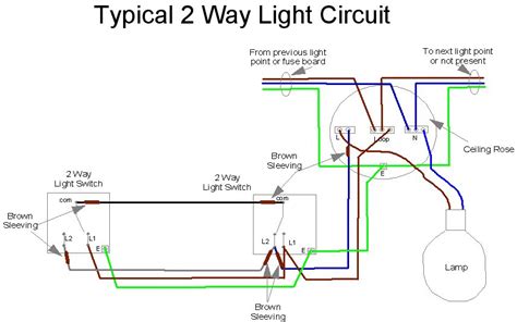 2 Gang 2 Way Lighting Circuit Wiring Diagram Wire Light Circuit Household Electrical Switches ...