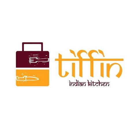 Tiffin logo | Food logo design, Social media design inspiration, Logo food