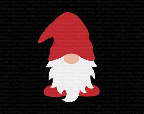 Gnome Svg Christmas Gnome Svg Garden Gnome Svg Merry - Etsy