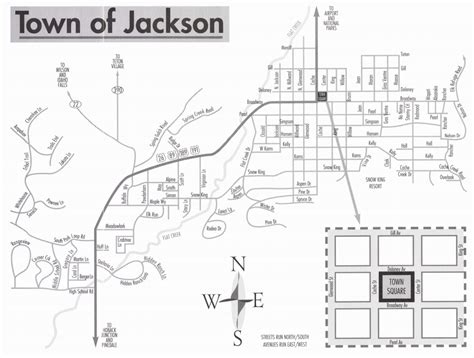 Map Of Jackson Hole Wyoming And Surrounding Area - Maping Resources