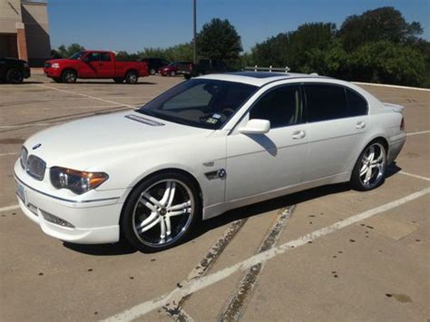 Find used 2003 BMW 745Li Custom Sued Interior 22" Rims Pearl Painted to ...