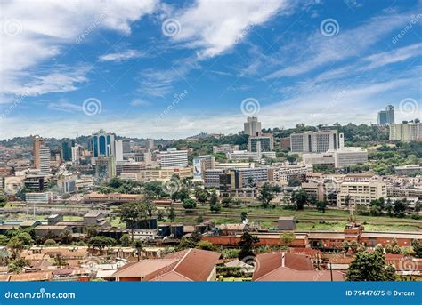 View from the Above of the Capital City Kampala in Uganda, Africa Stock ...