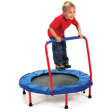 The Foldaway Children's Trampoline - Hammacher Schlemmer