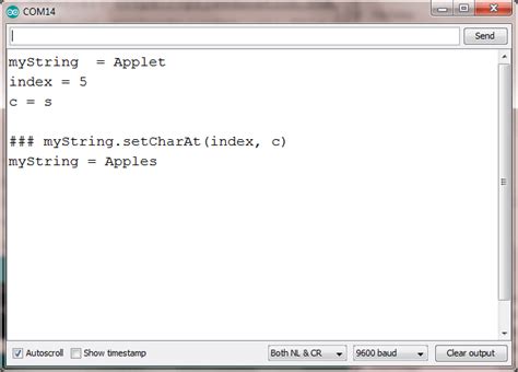 Arduino String Function: REPLACE, SUBSTRING ETC.