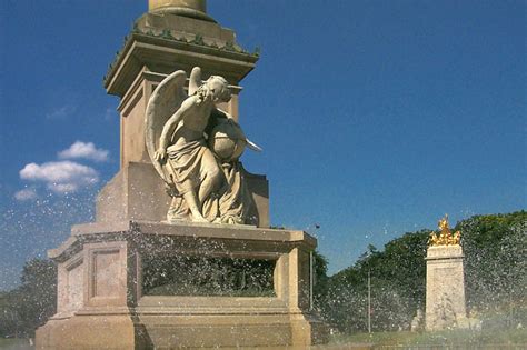 Miami In Focus Photo Gallery of the Columbus Circle Fountain W59 in Central Park.