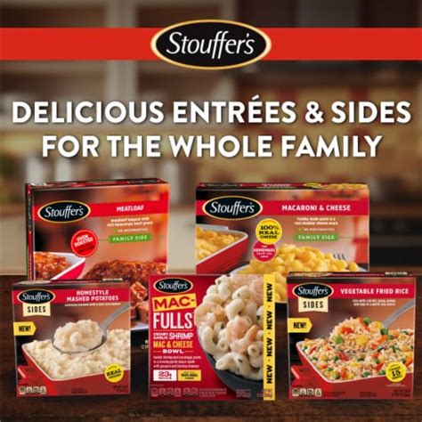 Stouffer's Mac-Fulls Creamy Garlic Shrimp Mac and Cheese Bowl Frozen Meal, NET WT 13 oz - Fred Meyer