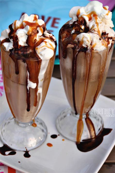 Caramelly Chocolatey Coke Float Recipe