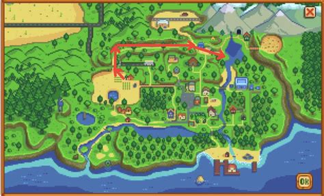 Stardew Valley Mountain Lake Location (with Maps) and Fishing Guide