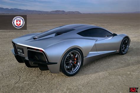 Mid-Engined Corvette "Fast Eddy" Shows HRE Wheels in the Desert ...