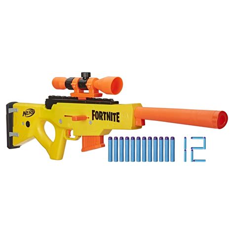 Nerf Fortnite BASR-L Blaster, Includes 12 Official Darts, Kids Toy for Boys and Girls for Ages 8 ...