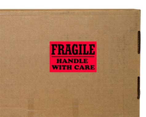 Handle With Care Labels | Free Shipping