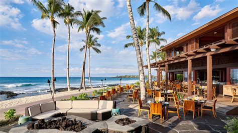 Restaurants in Kona | Ocean-Side Lounges | Four Seasons Hualalai