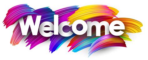 welcome-poster-spectrum-brush-strokes-white-background-colorful ...