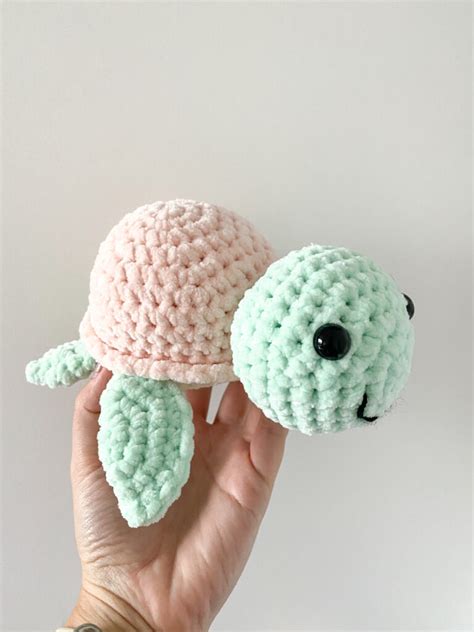 Plush Turtle Free Crochet Pattern! – Abigurumii