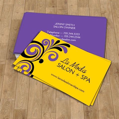 Fully customizable hair stylist business cards created by Colourful ...