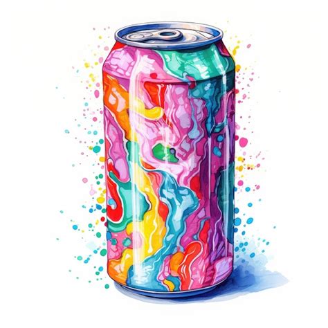 Premium AI Image | Soda Can Art A Colorful and Illustrative Masterpiece ...