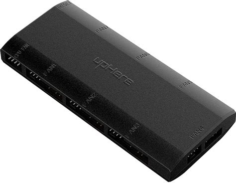 Buy upHere 7-Port 4PIN SATA PWM 5V 3PIN ADDRESSABLE RGB Fan Hub/Splitter for 4-Pin & 3-Pin Case ...