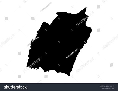 Manipurstate Manipurindia Map Fully Editable Detailed Stock Vector ...