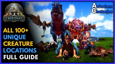 Fjordur ALL 100+ UNIQUE Creatures LOCATION Guide : r/ARKone