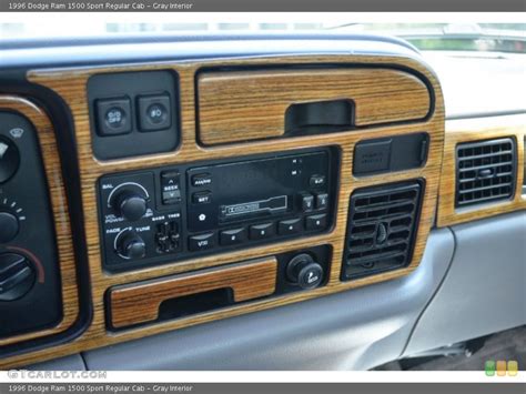 Gray Interior Controls for the 1996 Dodge Ram 1500 Sport Regular Cab ...