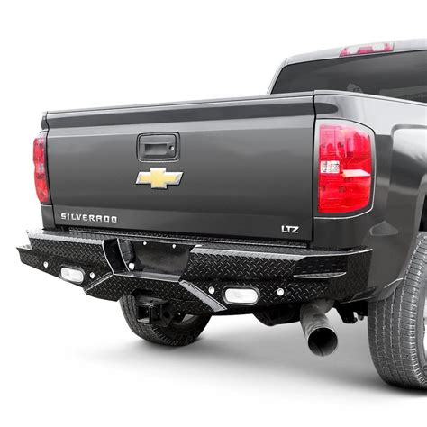 For Chevy Silverado 1500 07-13 Diamond Series Full Width Black Rear HD Bumper | eBay