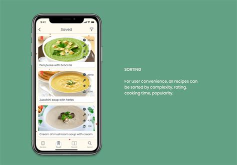 French cuisine - mobile app. on Behance