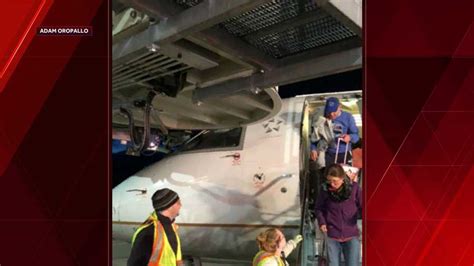 Plane damaged at Plattsburgh International Airport