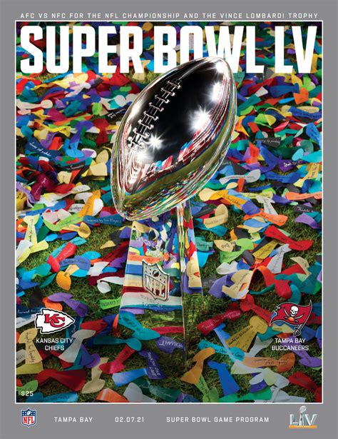 OFFICIAL SUPER BOWL 55 STADIUM PROGRAM (2021)