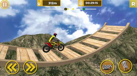 crazy bike stunts tracks 3d Racing Games - Bike Stunts 3D Game Level 4 - YouTube