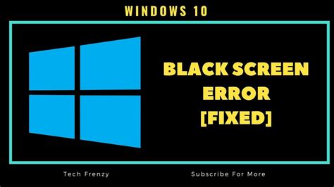 how to fix computer black screen