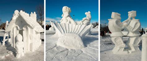 Snow Park at the Fair Snow Sculpture Viewing - Saint Paul Winter Carnival