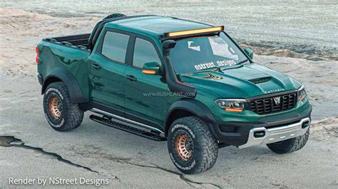 2023 Mahindra Scorpio N Pickup Truck Render - Beefier Than Stock SUV