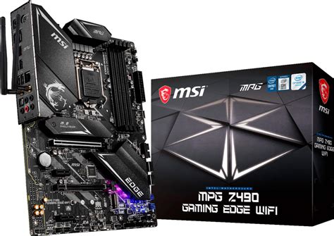 Best Buy: MSI MPG Z490 GAMING EDGE WIFI (Socket LGA1200) USB-C Gen1 ...