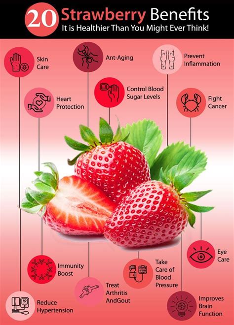 Health Benefits of Strawberry - #benefits #Health #Strawberry ...