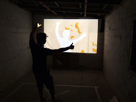 Art Installation: Kinect Interactive Art Installation