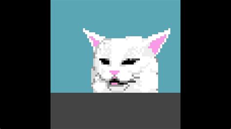 Pop Cat Meme Pixel Art