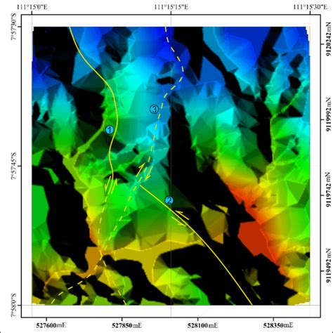 Geological structure maps, generated by DEM | Download Scientific Diagram