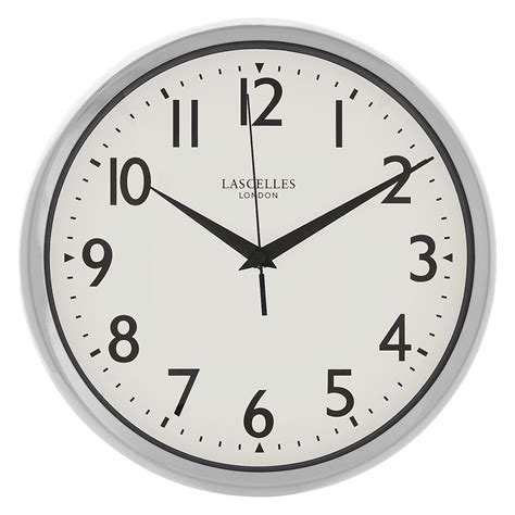 Big Kitchen Wall Clocks | Clock, Wall clock, Chrome wall clock