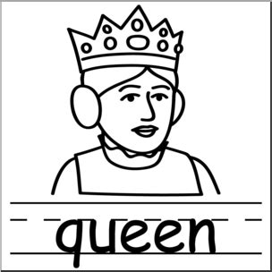 Queen Clipart Black And White | Free download on ClipArtMag