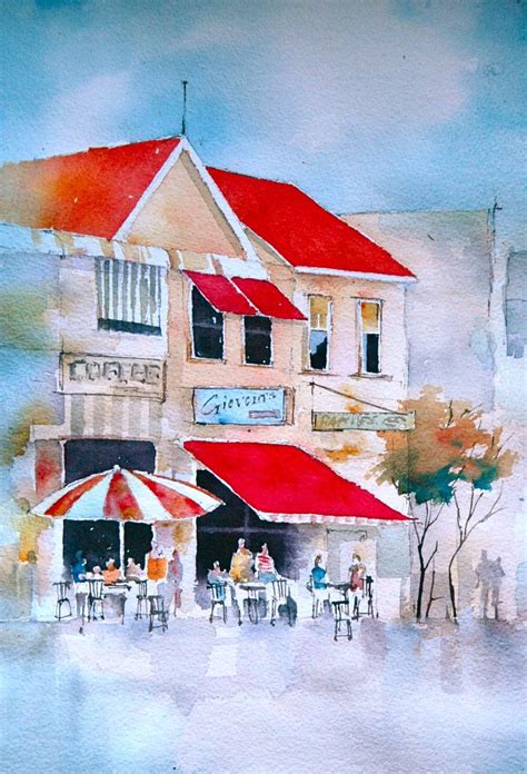 awnings on painting | John lovett, Painting, Art