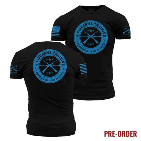 Men's Grunt Style T-Shirt - Black / Blue - Gallardo Firearms Training ...