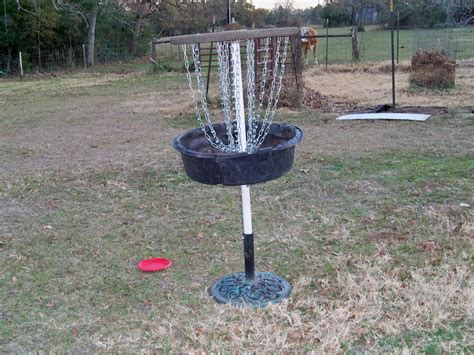 homeskulin: Homemade Disc Golf Basket