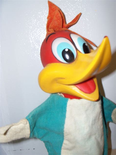 Vintage 1962 Mattel Woody Woodpecker Hand Puppet Free Shipping