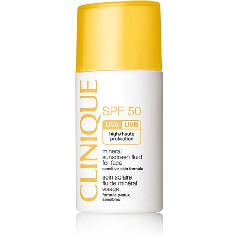 Clinique SPF 50 Mineral Sunscreen Fluid for Face - 9336287 | HSN in ...