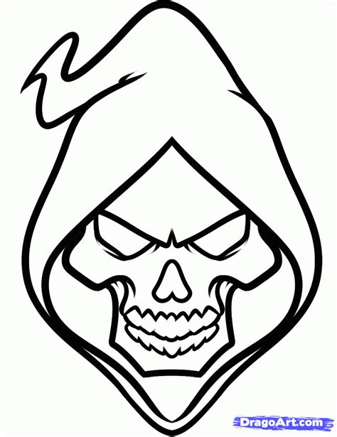 how-to-draw-a-grim-reaper-face-step-6_1_000000117967_5.gif (784×1018) | Desenho caveira, Esboço ...