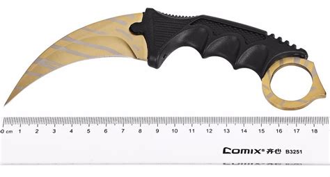 Faca Karambit Cs Go Tiger Tooth Dourada Counter Strike - R$ 29,90 em ...