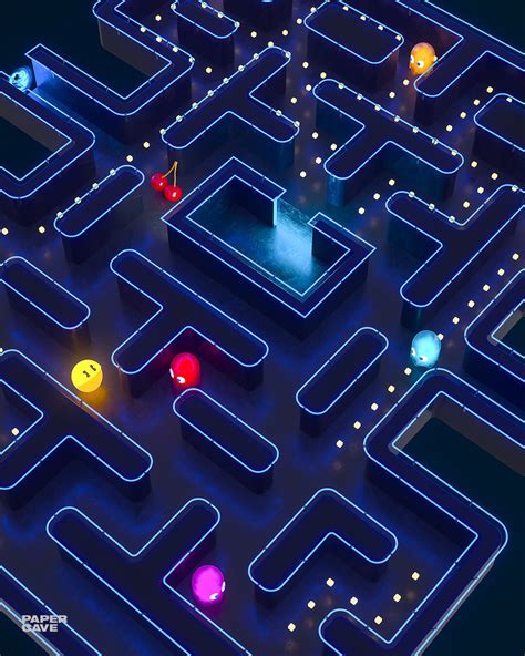 Pac Man Maze Template