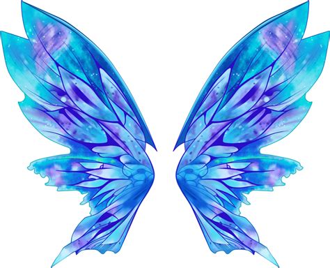 Download Blue Fairy Wings Png - Full Size PNG Image - PNGkit