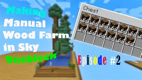 Making Mincraft Wood Farm #2 - YouTube