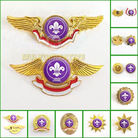 Jual Pin Scout WOSM Bros Wing Pramuka Logo Scout Pramuka Bahan Cor ...